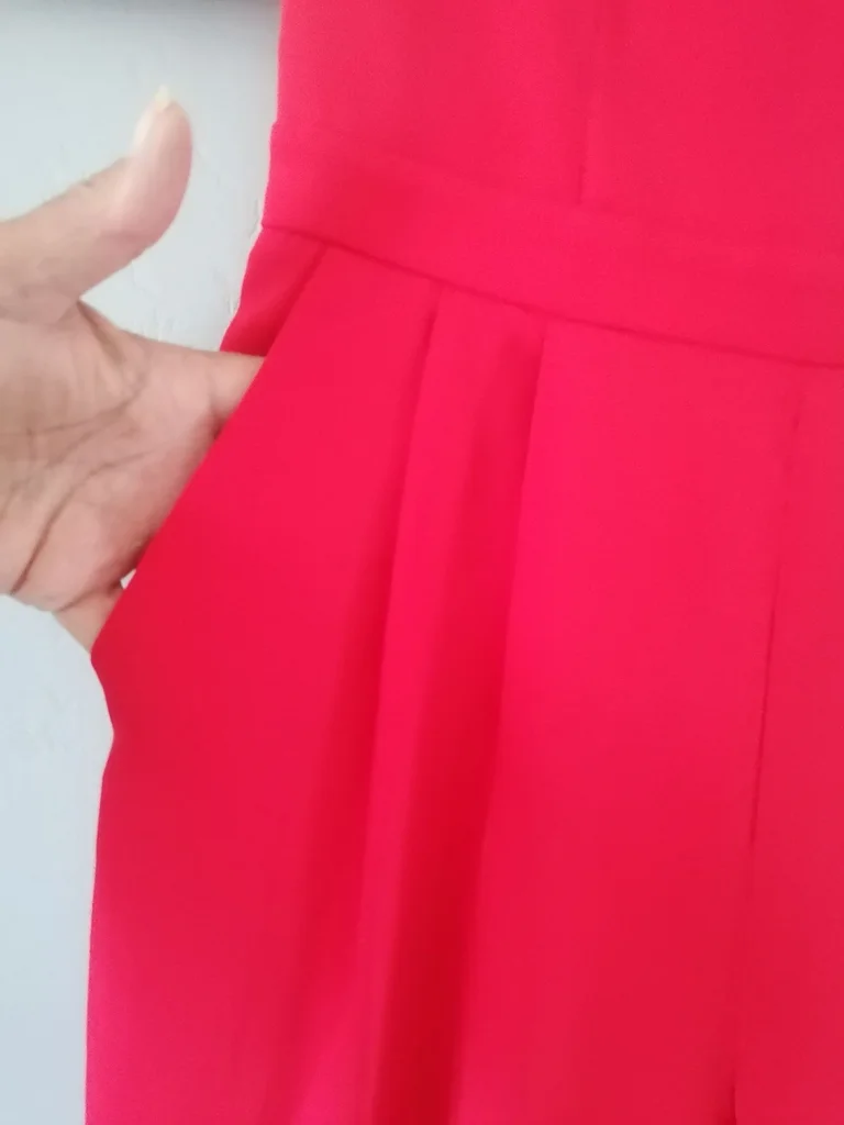 Macacão bustier, 34, vermelho, poliéster, h&l – photo 5